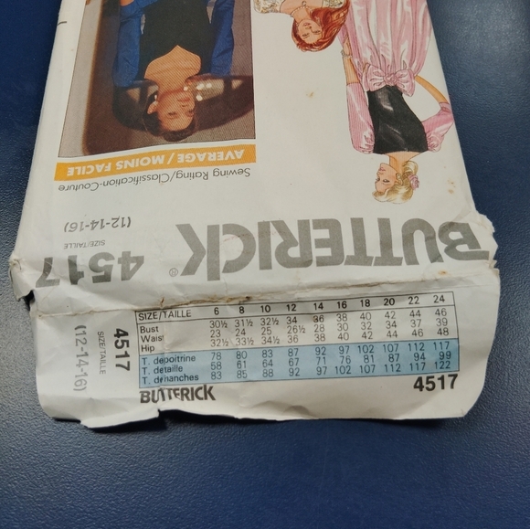 Butterick Sewing Pattern 4517 Women's Evening Cocktail Formal Dress Sizw12-16 - Picture 6 of 6